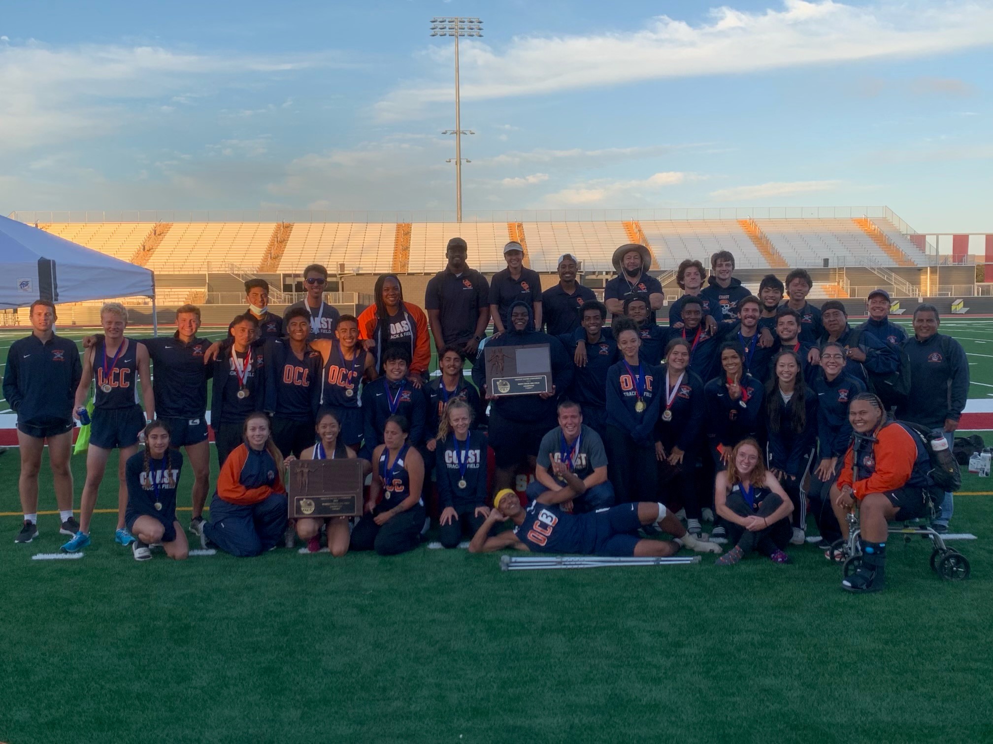 Pirates rule the track, capture both conference titles!