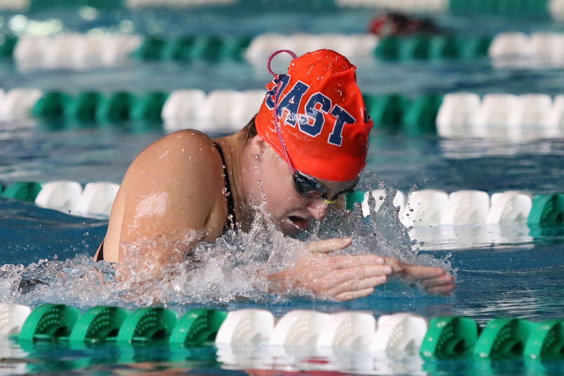 Cox helps lead Pirates to seventh-place showing at state swim championships